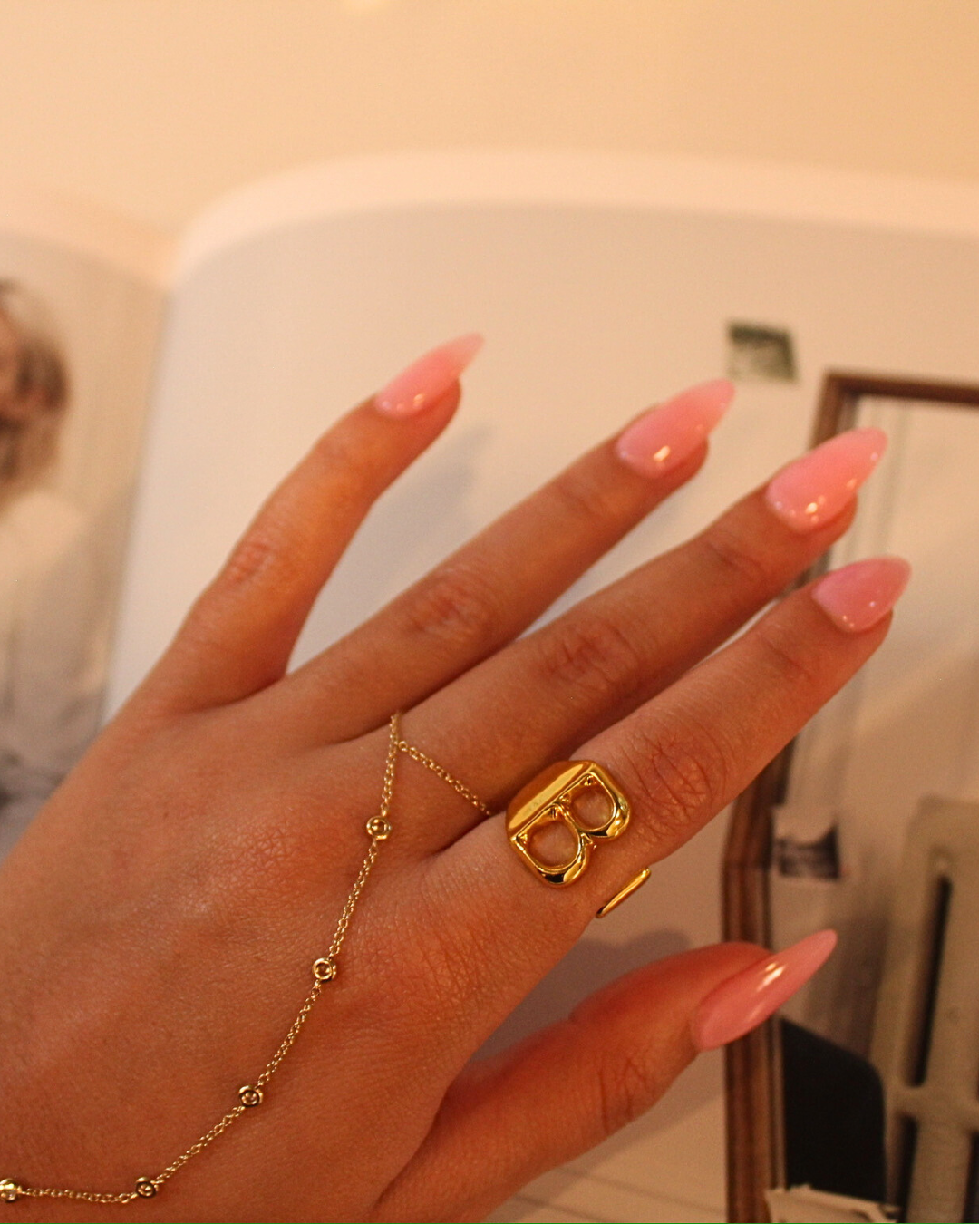 18K Gold Adjustable Rings