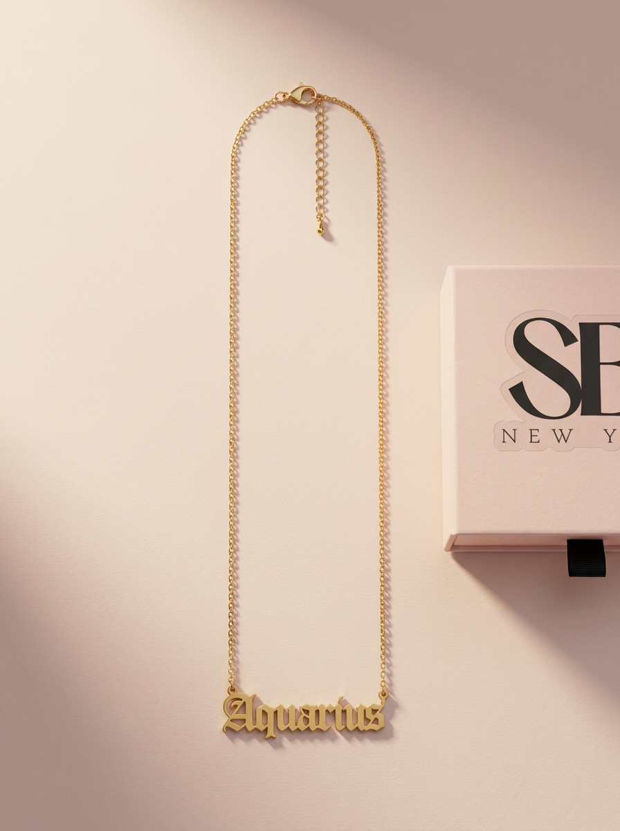 18K Gold-Plated Aquarius Chain