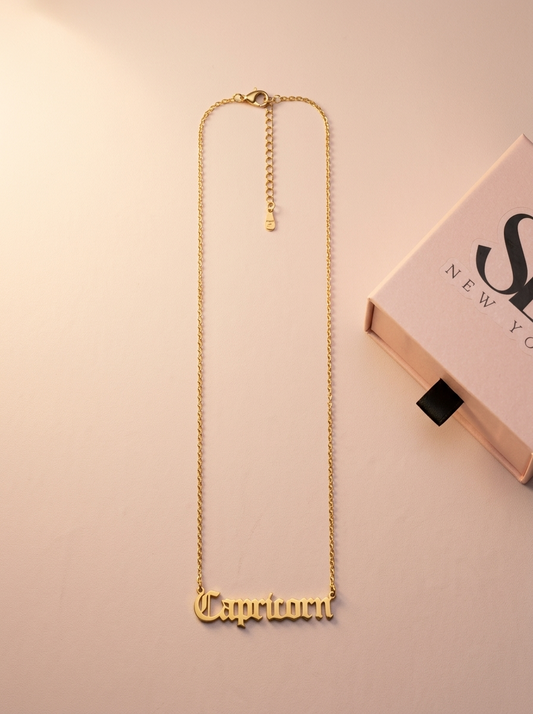 18K Gold-Plated Capricorn Chain