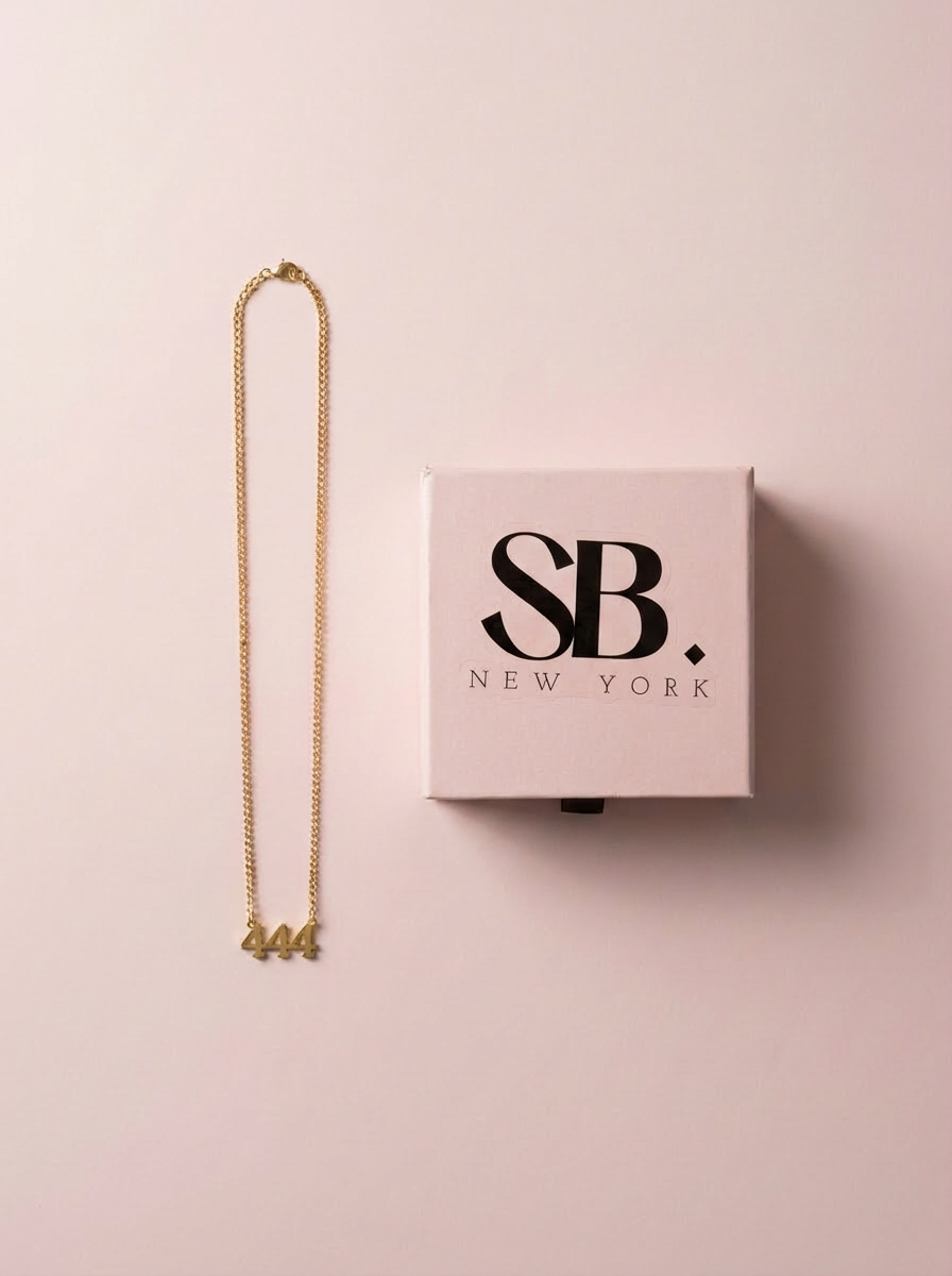 18K Gold-Plated Angel Number 444 Chain