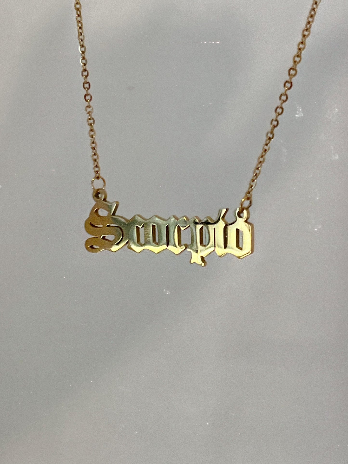 Zodiac 18K gold chain